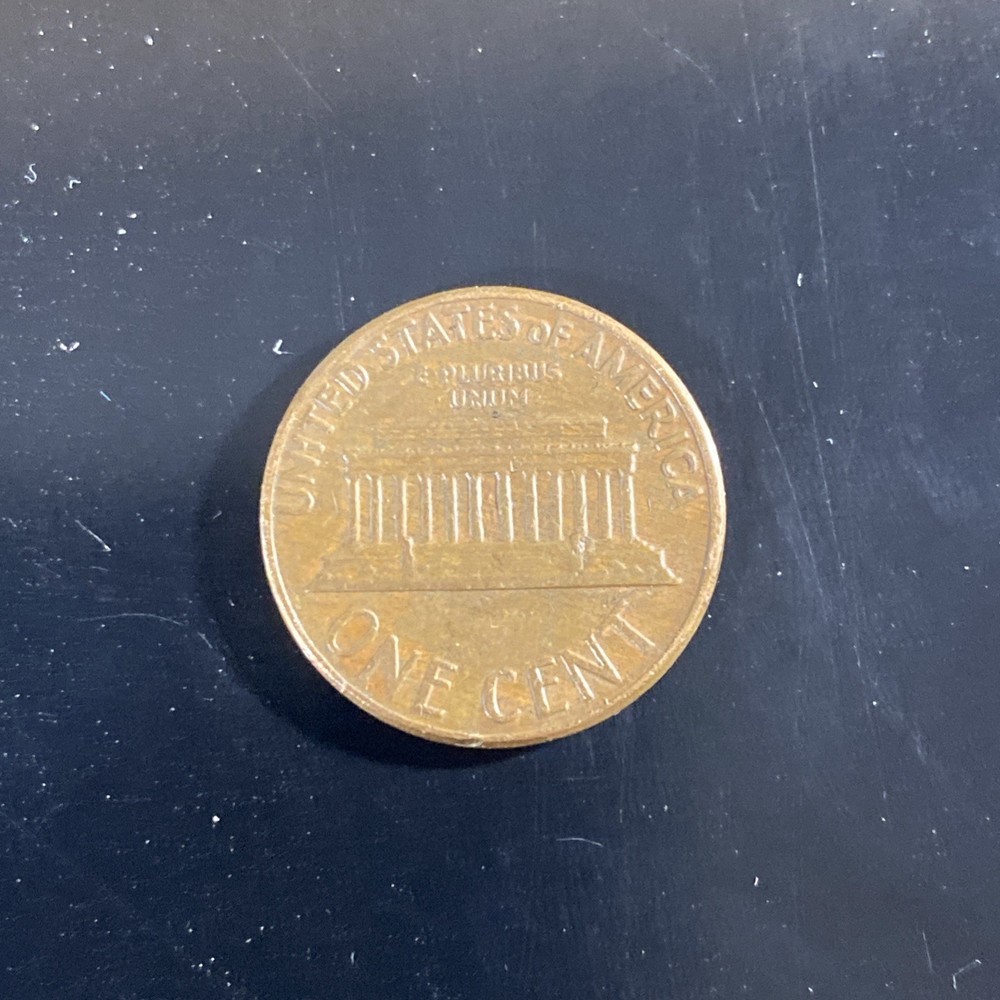 🔥1970 D, Lincoln Cent, "Floating Roof Error" weak FG Initials🔥