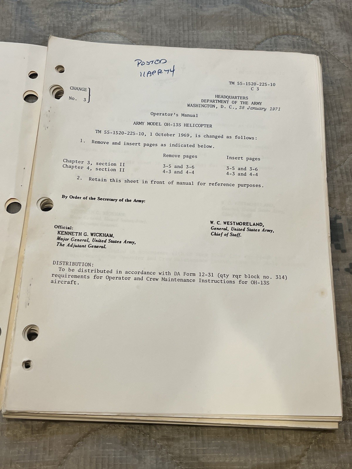 Bell Helicopter OH-13S Sioux Operater’s Flight Manual - October 1969 - Bell 47