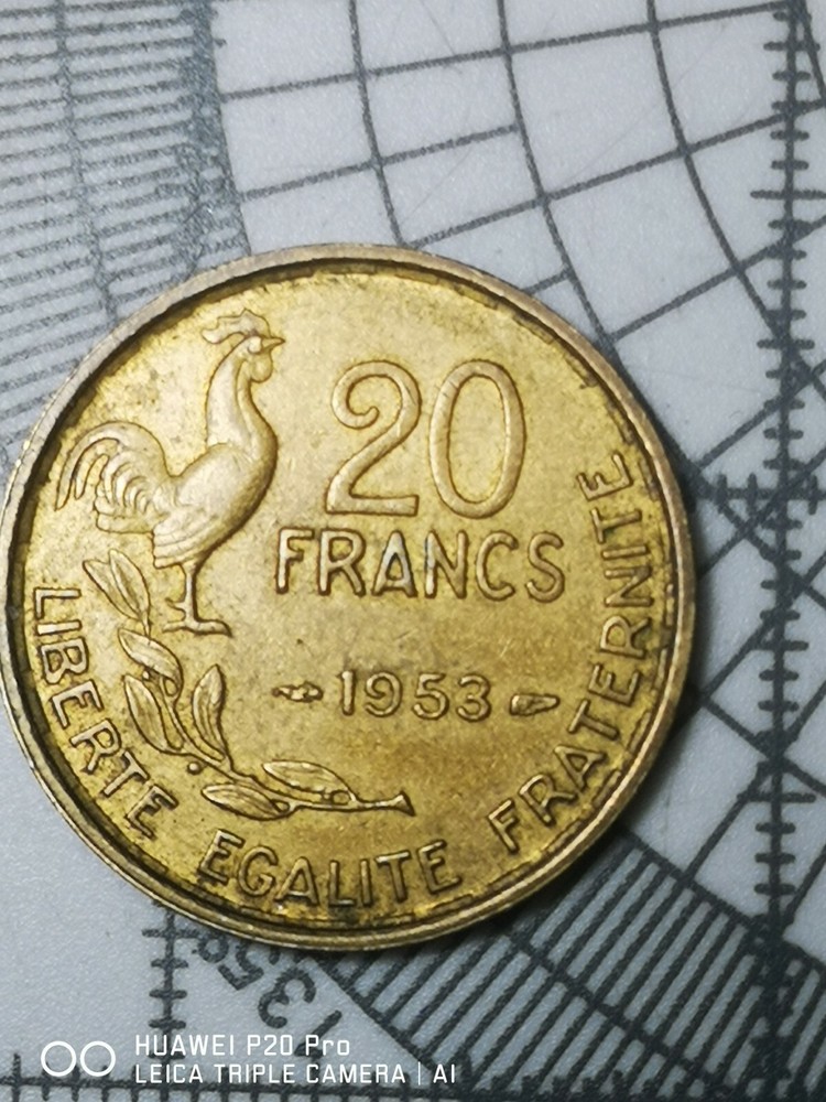1953 20 franc