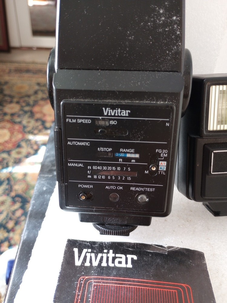 Lot 2 Vtg Vivitar Camera Accessories