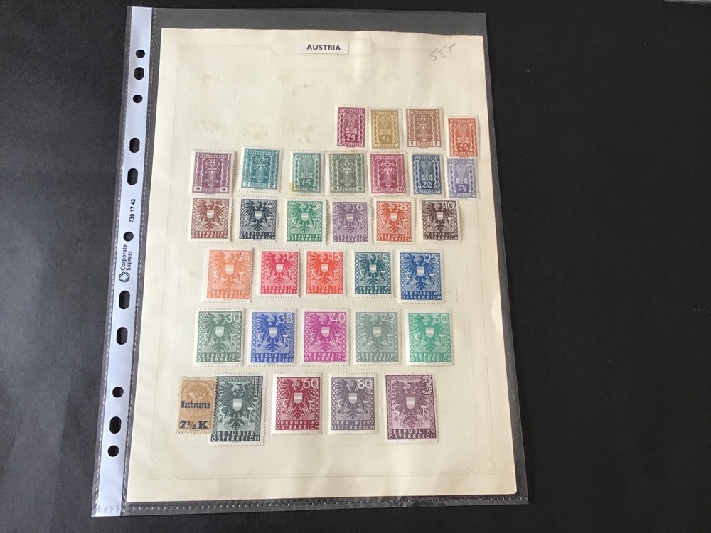 Austria   Stamp Page R45324