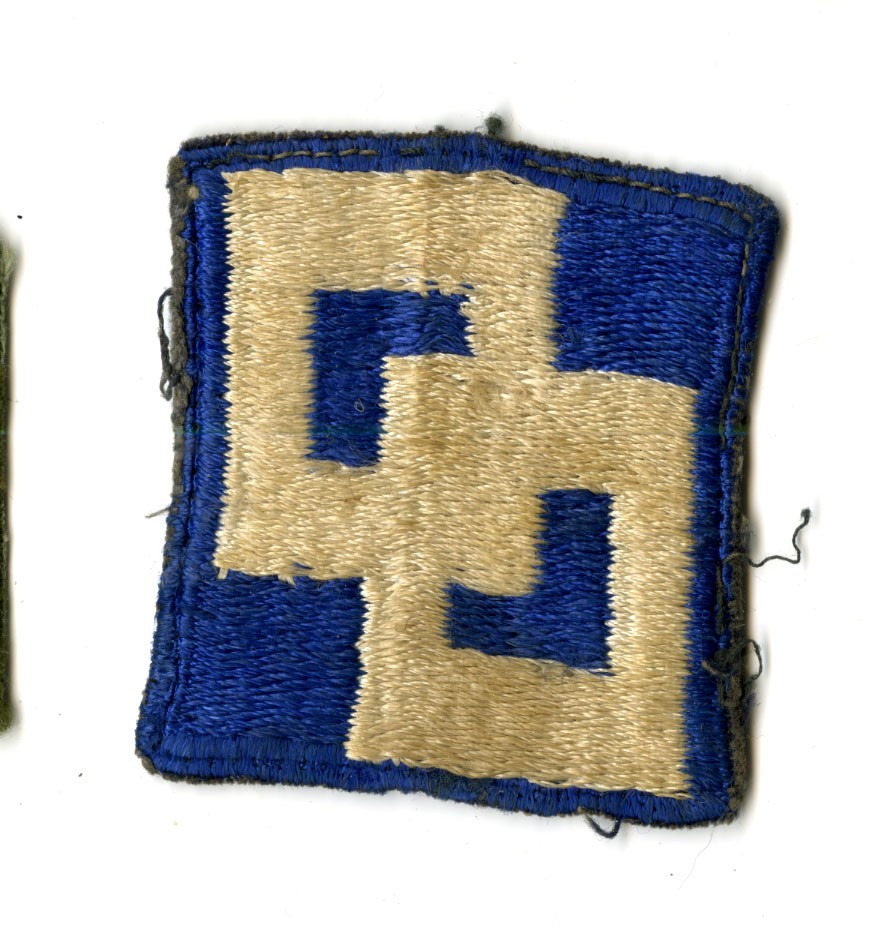 2nd Service Command White Back Patch New York New Jersey