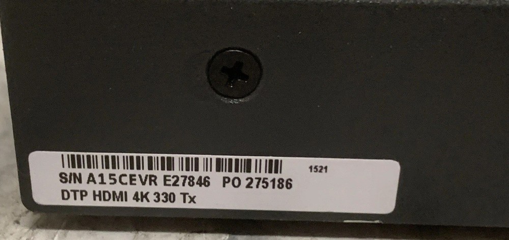 Extron DTP HDMI 330 Tx Transmitter Extender HDBaseT