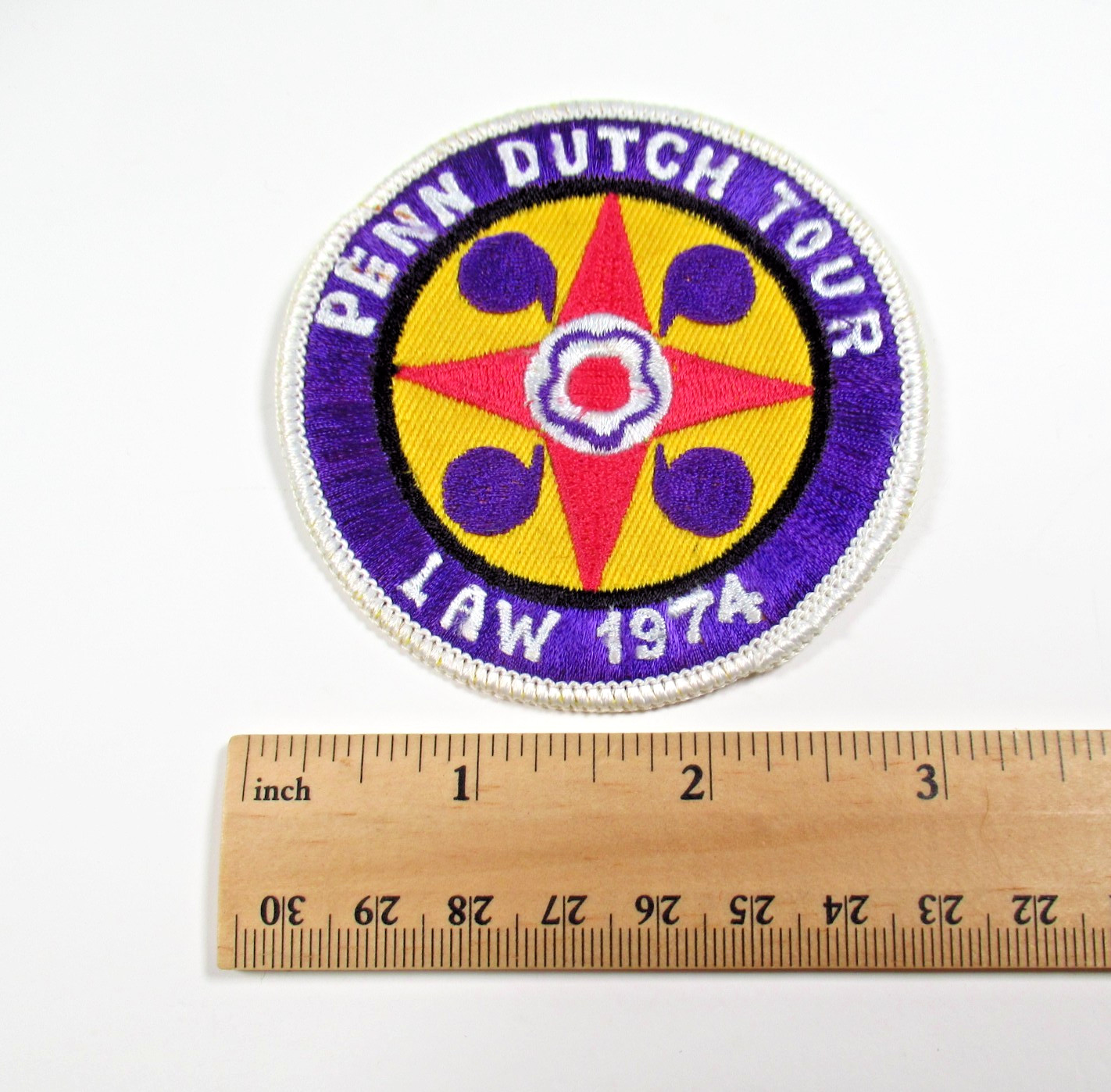 Penn Dutch Tour LAW 1974 Patch Vintage Cycling League of American Wheelmen