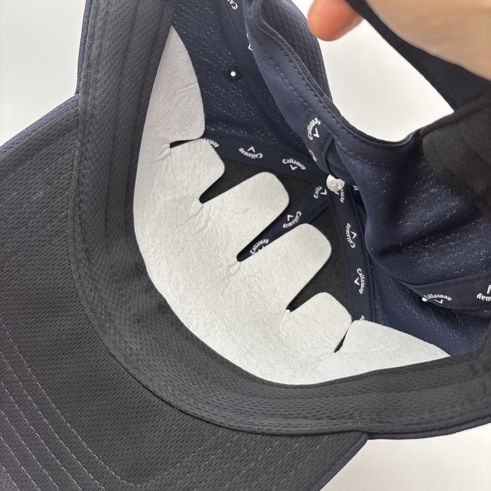 Callaway Golf Hat Navy Blue One Size Adjustable StrapBack Outdoor 100% Polyester