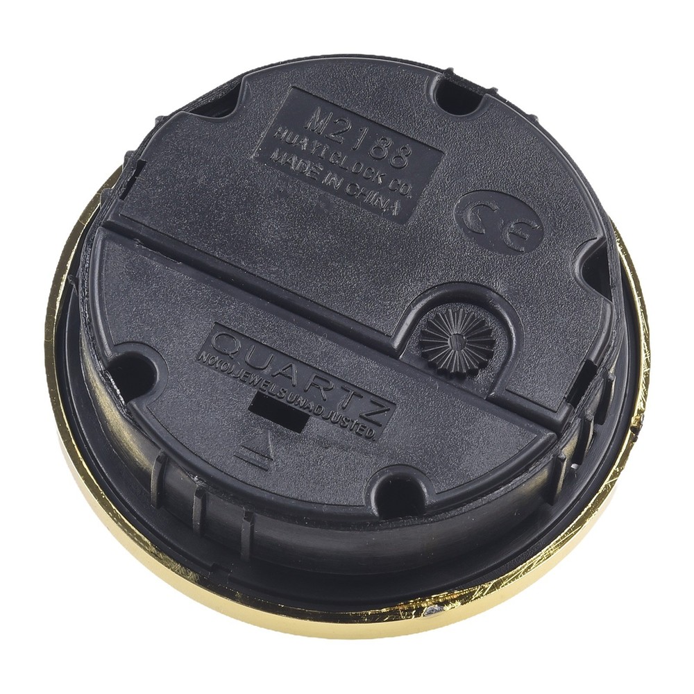 Reliable Timekeeping 65MM Quartz Clock Insert with Gold Arabic Numbers