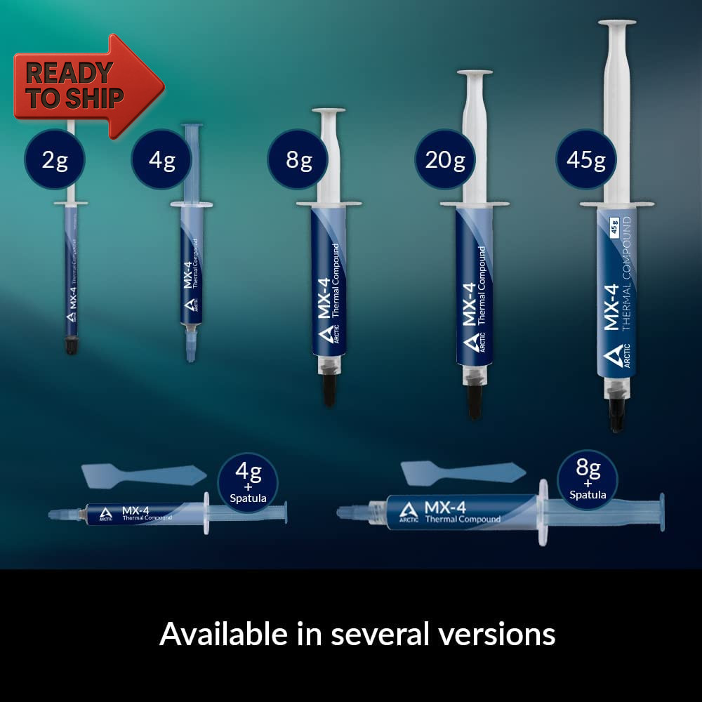 MX-4 (4 G) - Premium Performance Thermal Paste for All Processors (CPU, GPU - PC