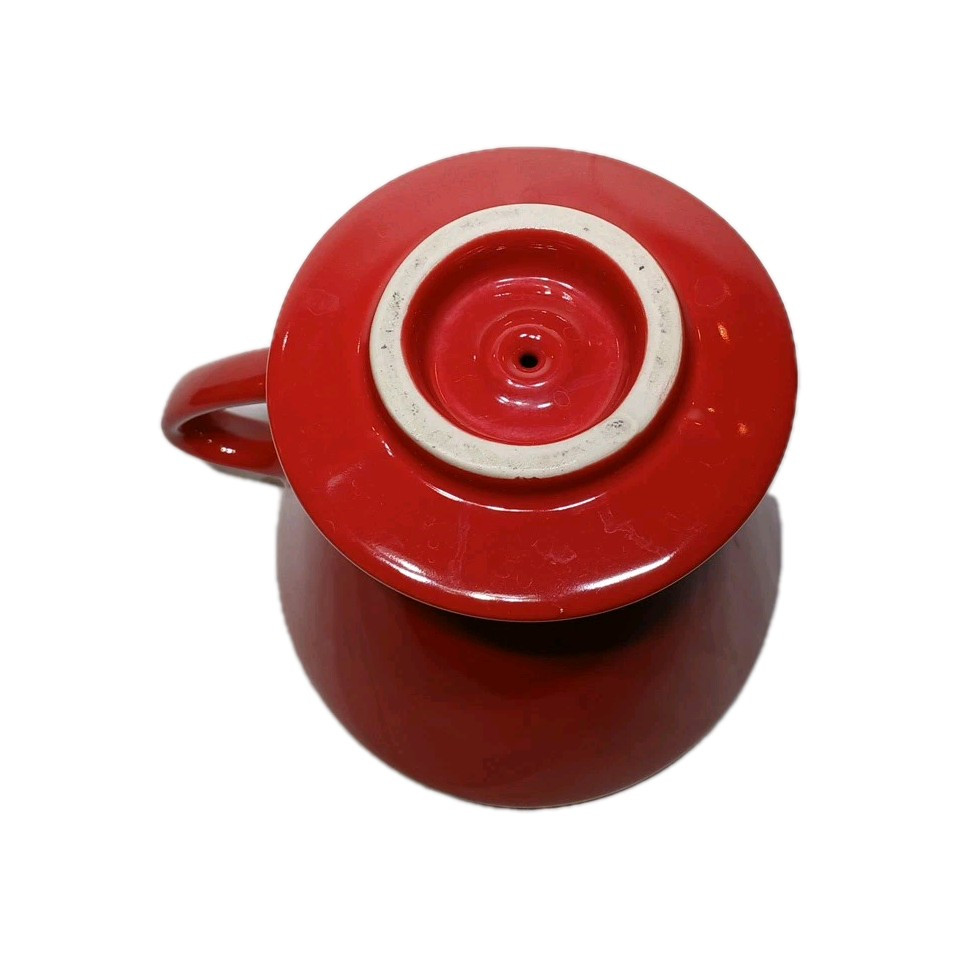 Ceramic Coffee Dripper Pour over Cone Coffee Maker Size 01, Red