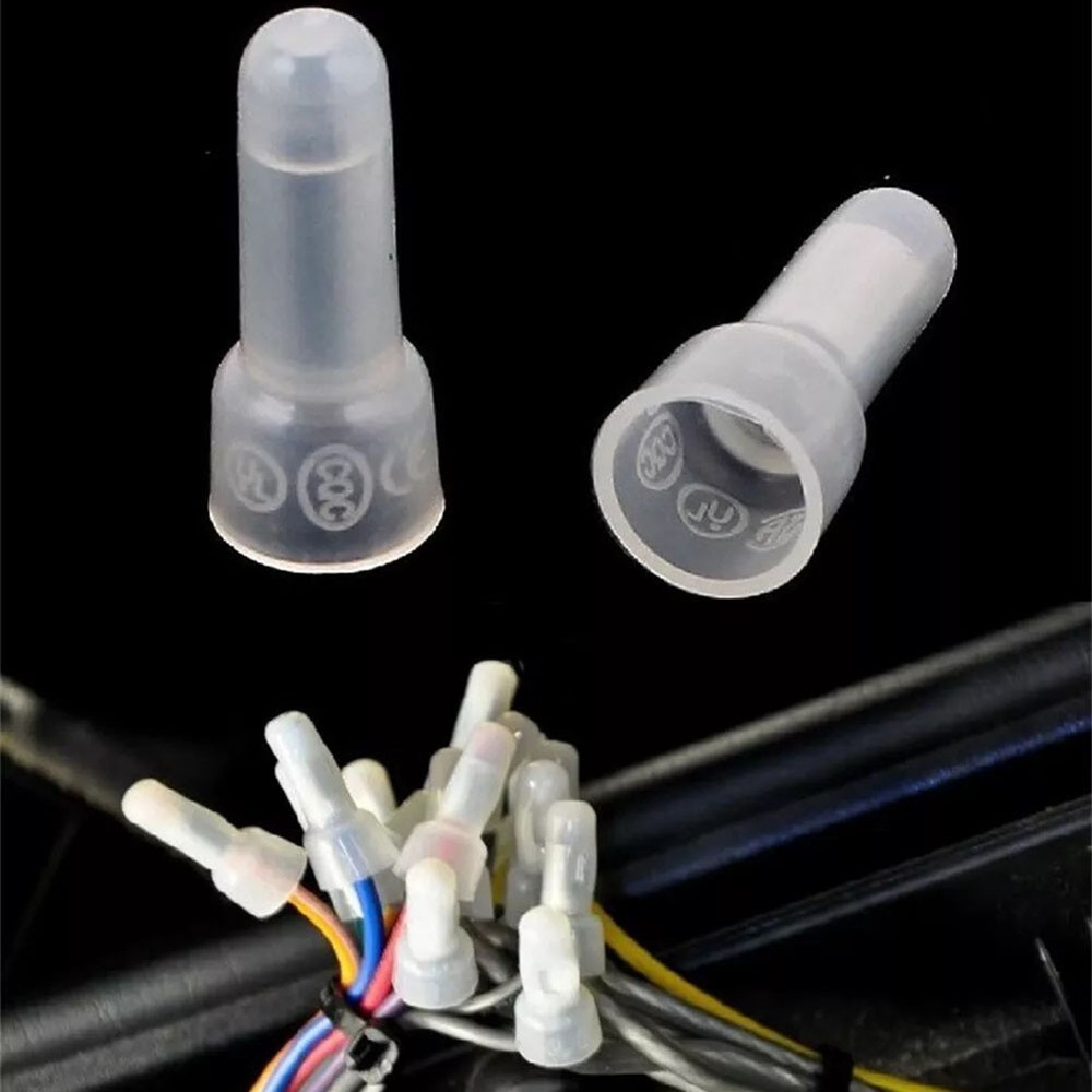 Electrical Connector Set 200 Pcs Nylon Closed End Terminals for Versatility