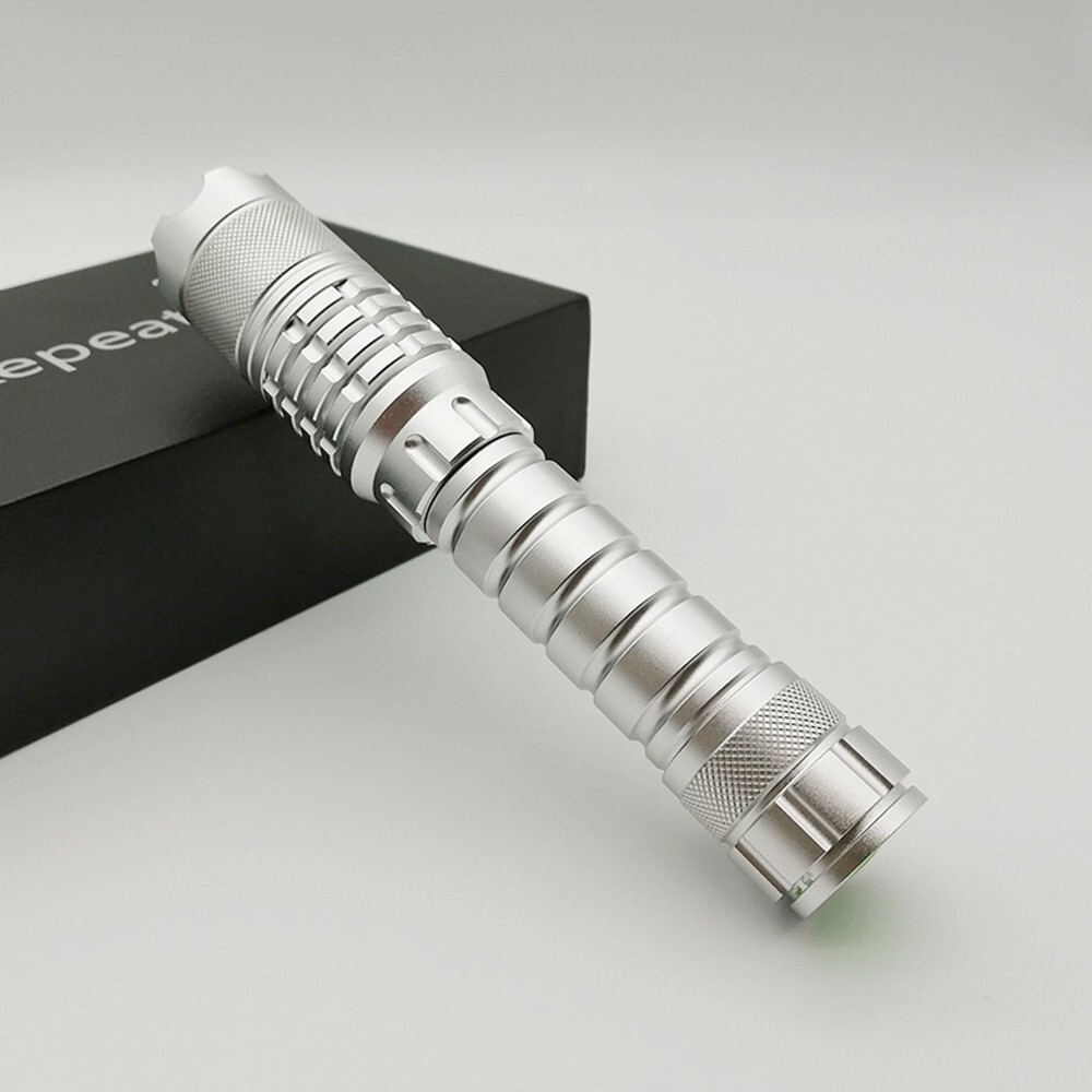 BH3 450nm Adjustable Focus Powerful Blue Laser Pointer Visible Laser Torch &Case