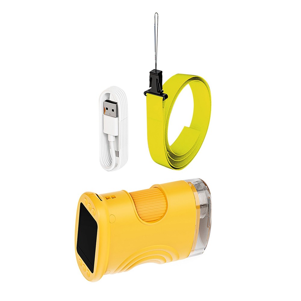 USB Handheld Digital Microscope 1000x with Screen for Kids Science Learning Tool