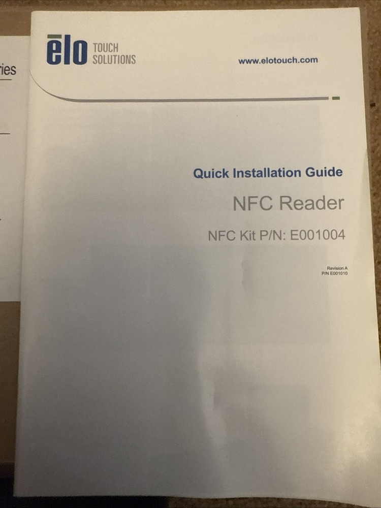 Elo Touch Solutions E001004 NFC/RFID Mobile Payment Accessory Micro-USB