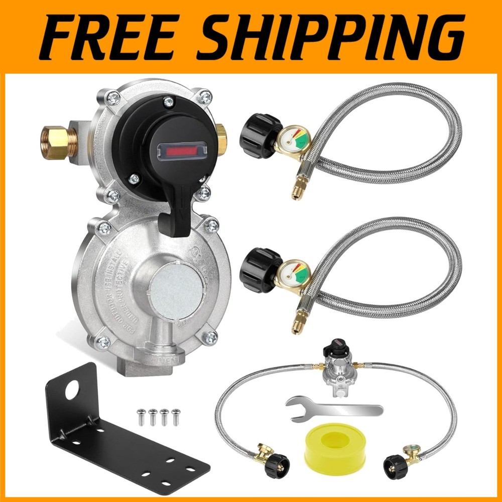 Auto Changeover Propane Regulator for RVs