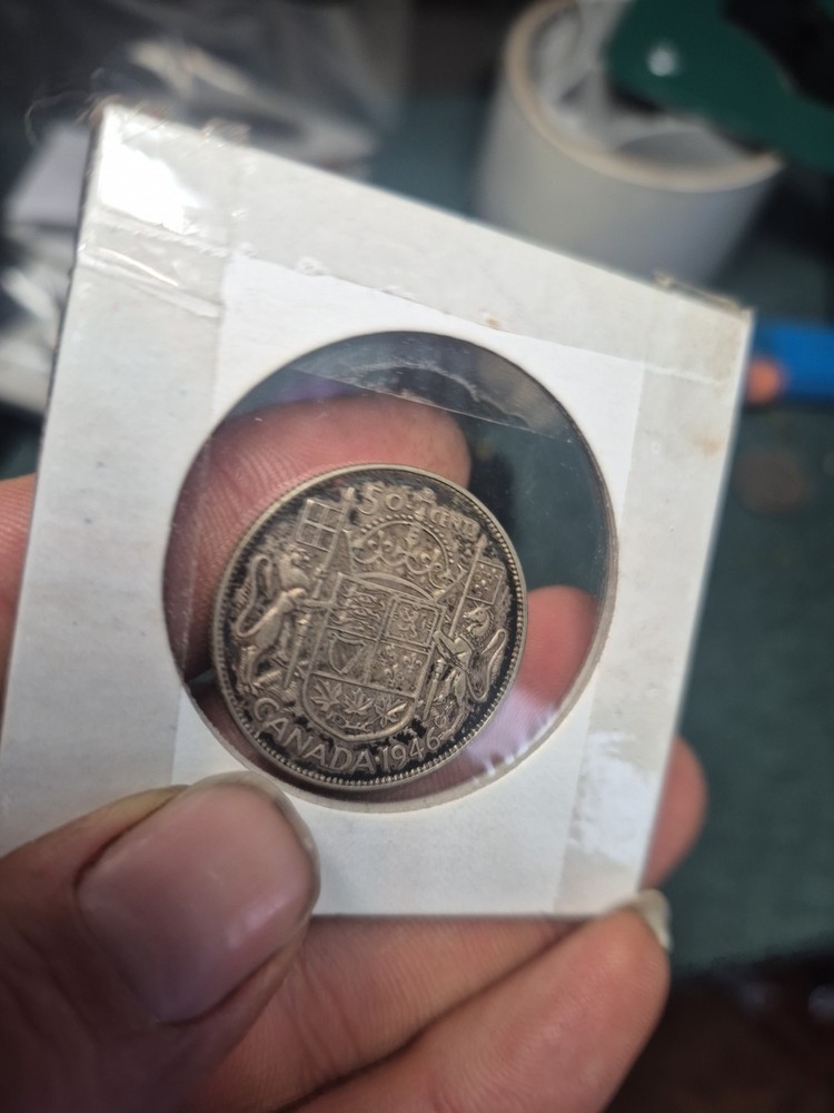 1946 Canada 50 Cents Half Dollar Silver