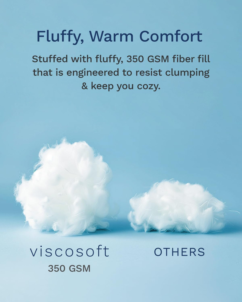 Reversible Twin XL Down Alternative Comforter - Soft Microfiber Gray