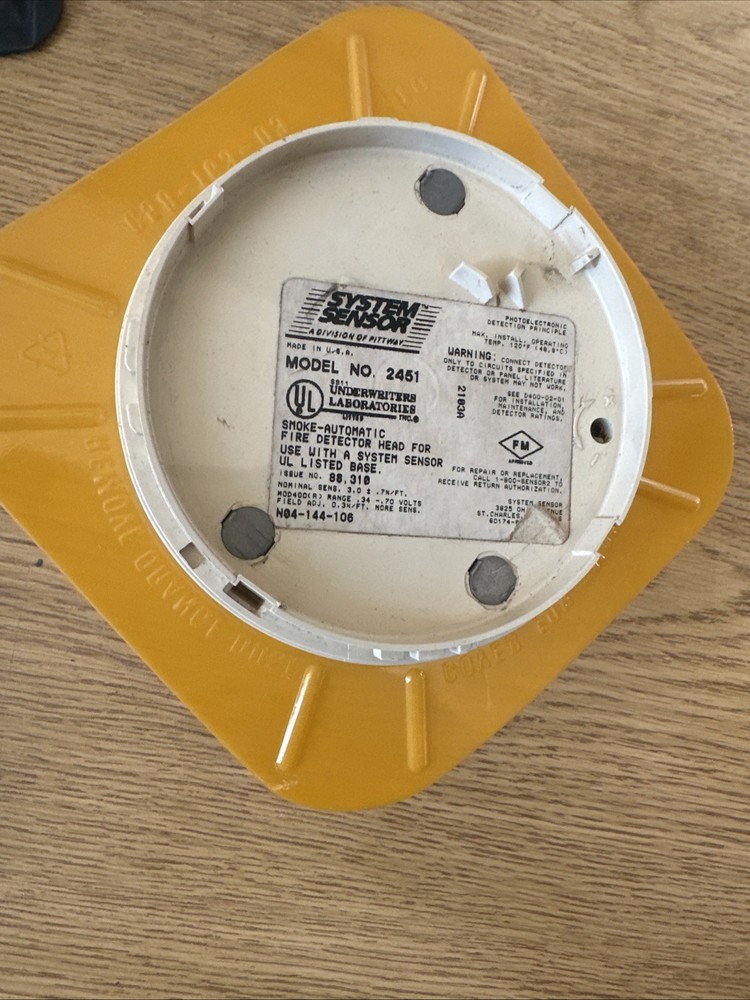 System Sensor 2451 Automatic Fine Detector Head