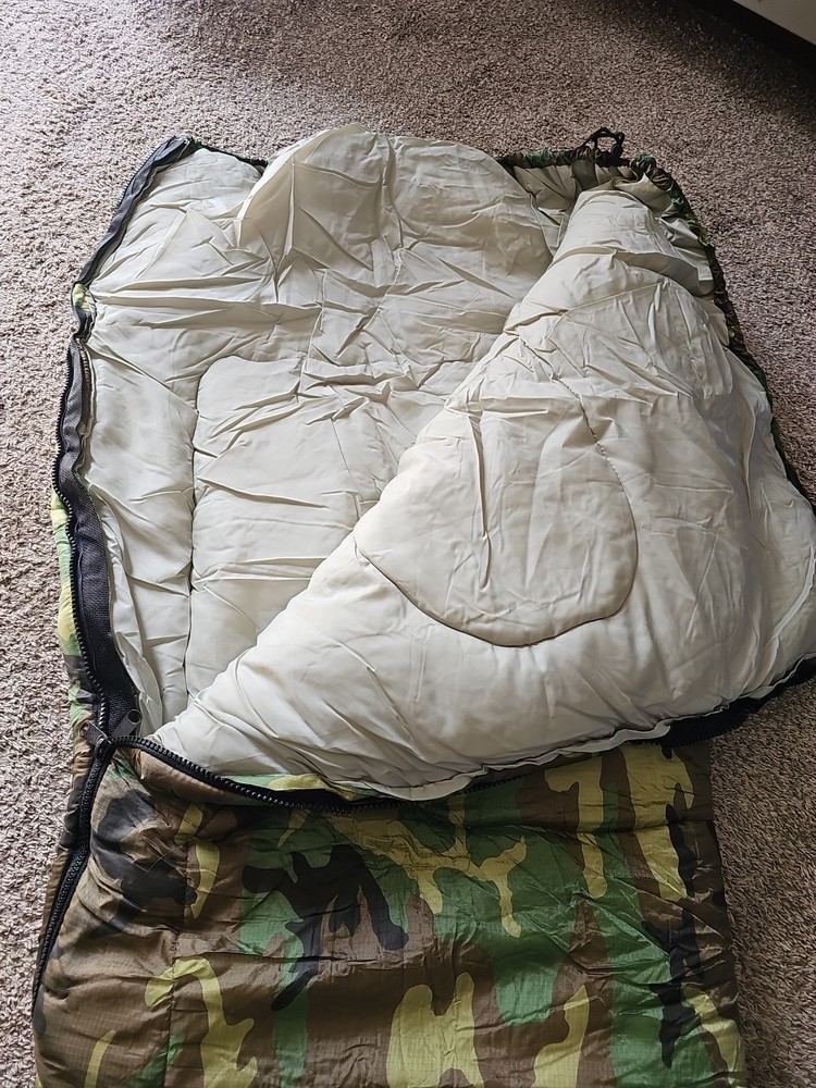 Woodland BDU Camo Sleeping Bag