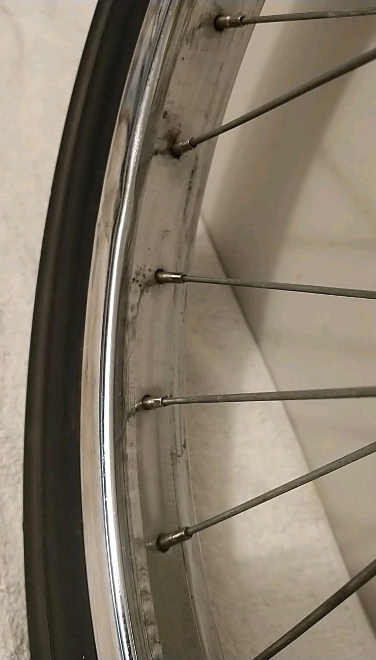 Vintage 1970's Schwinn 28 Spoke 20" Exerciser Bike Wheel