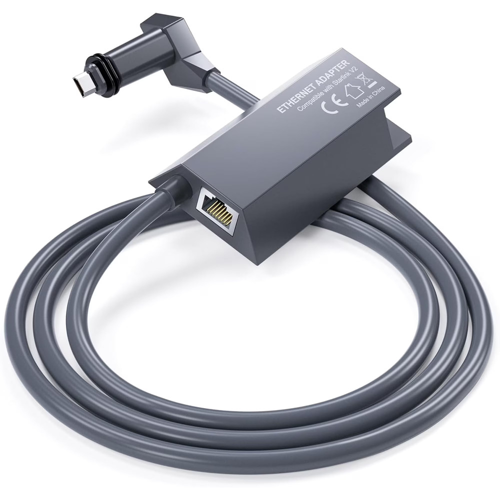 Starlink Ethernet Adapter for Starlink Rectangular Satellite Internet  -V2