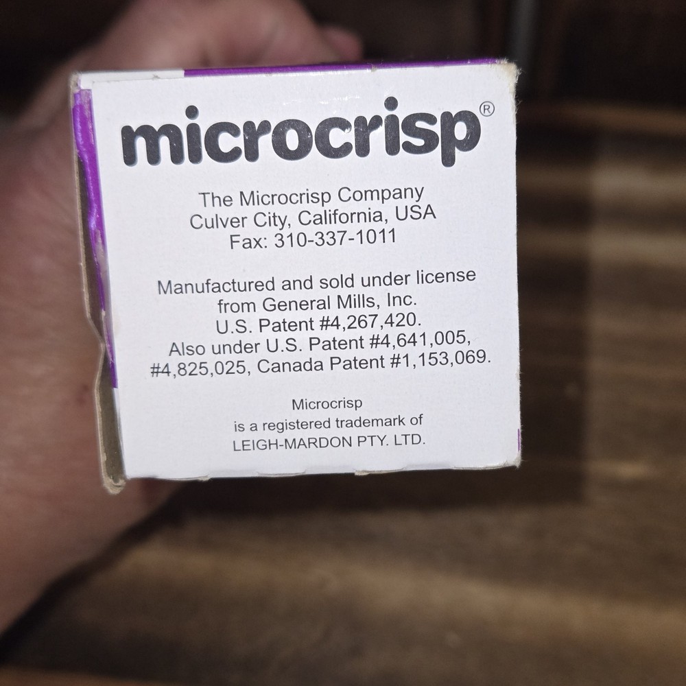 MICROCRISP Microwave Crisping Browning Wrap 10 Ft Roll 1 BOX NEW UNOPENED