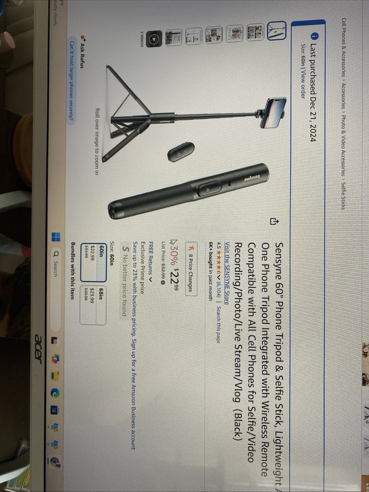 Ring light with Phone Tripod & Tripod