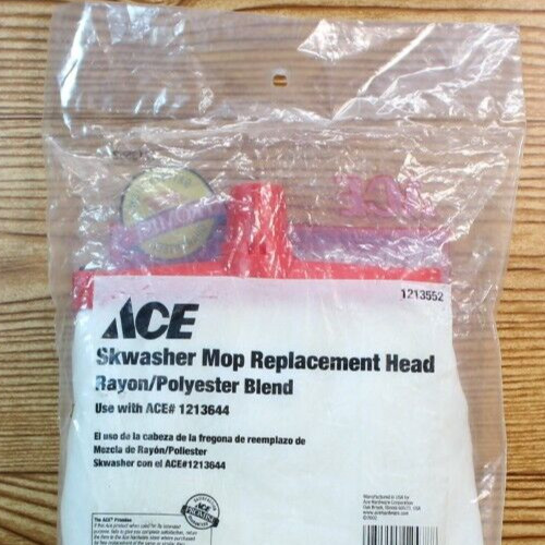 ACE Skywasher Mop Replacement Head - Rayon/Poly Blend Material