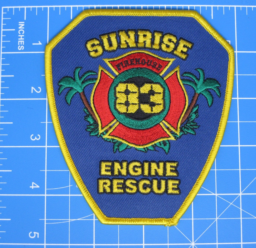 Sunrise Florida House 83 Fire Department patch