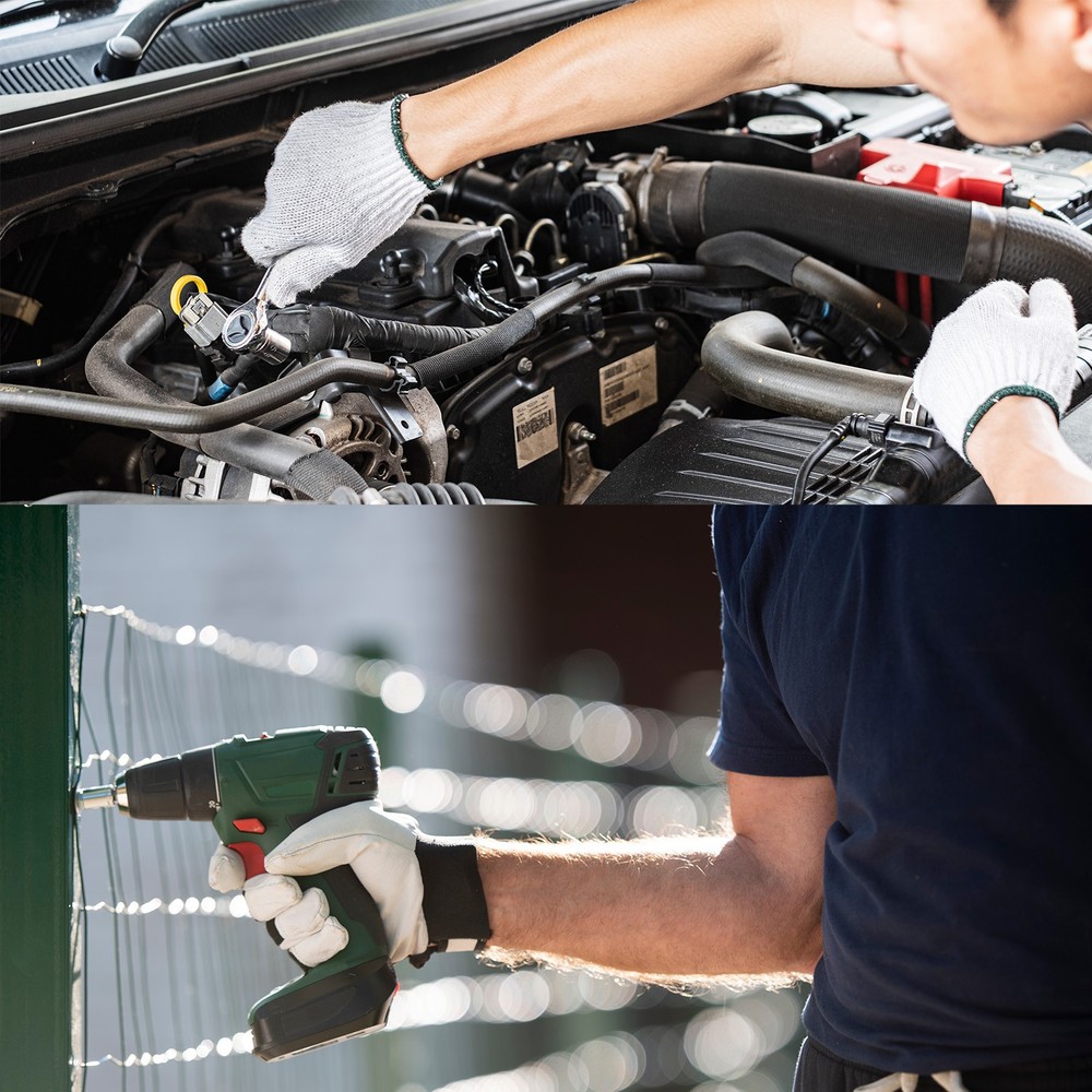 2pcs 4 Point Square Socket 1/2" Drive 8mm Metric CR-MO Impact Wheel Socket