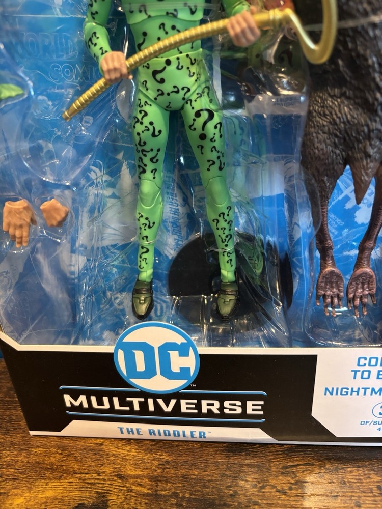 DC Multiverse Batman Forever Riddler Figure & Comic Bundle