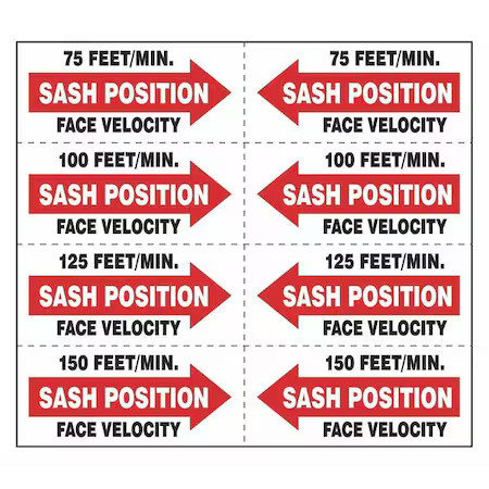 Brady 8679Ls Labels, Face Velocity, Pk32