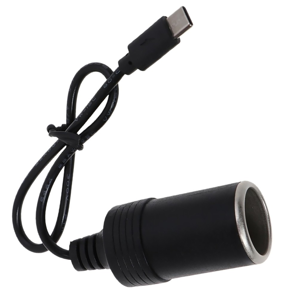USB-C Type To Car Cigarette Lighter Socket Converter Adapter Plug 45W PD charger