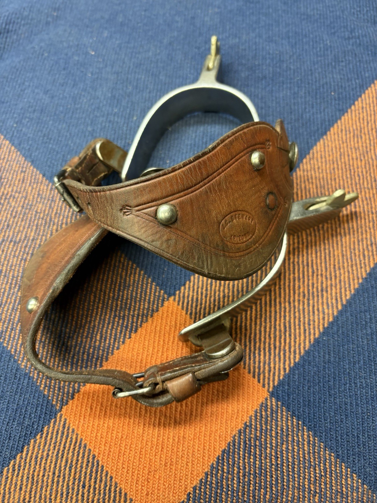 Meanea Style Old West Spur Straps, by Stewart Saddlery of Arizona