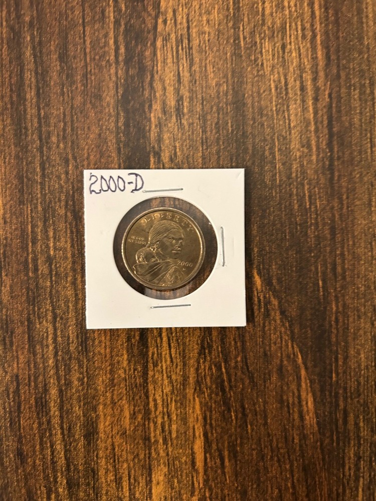 2000-D SACAGAWEA DOLLAR, CLAD, CIRCULATED