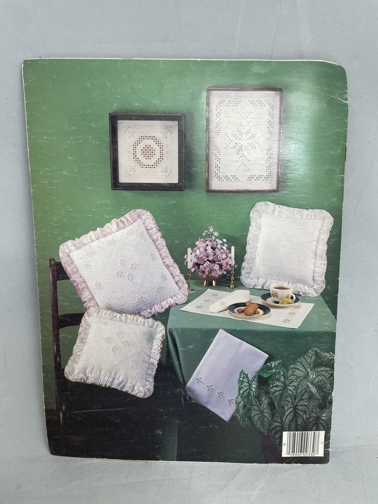 Teach Yourself Hardanger Embroidery Pattern Book Beginner Instructions LA 330