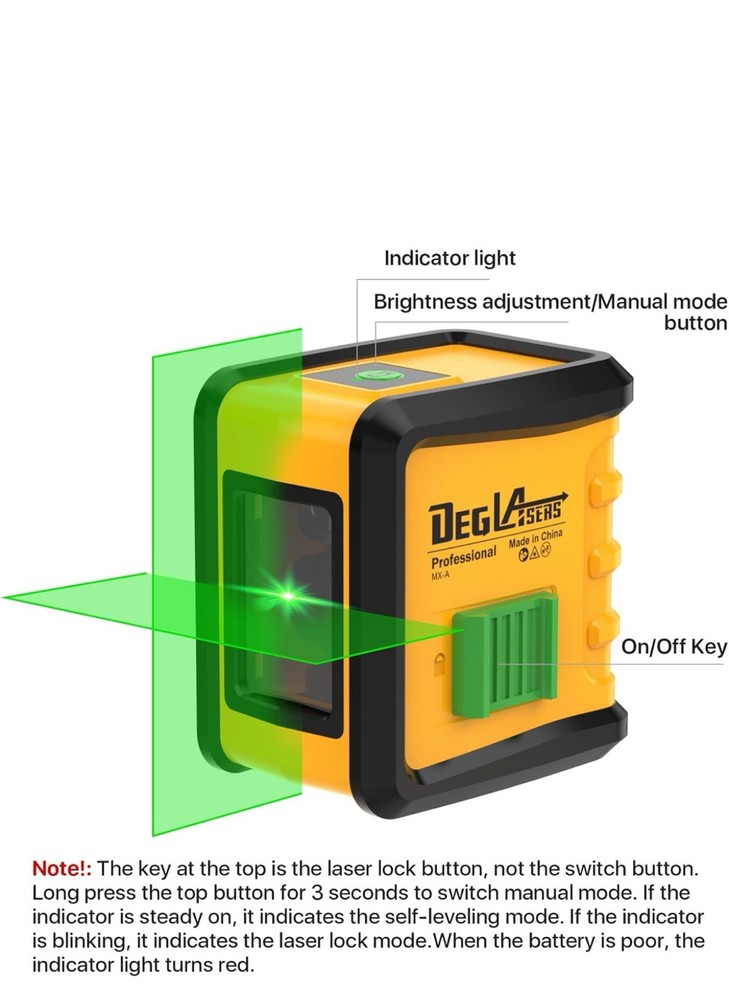 Self Leveling Laser Level,DEGLASERS 100ft