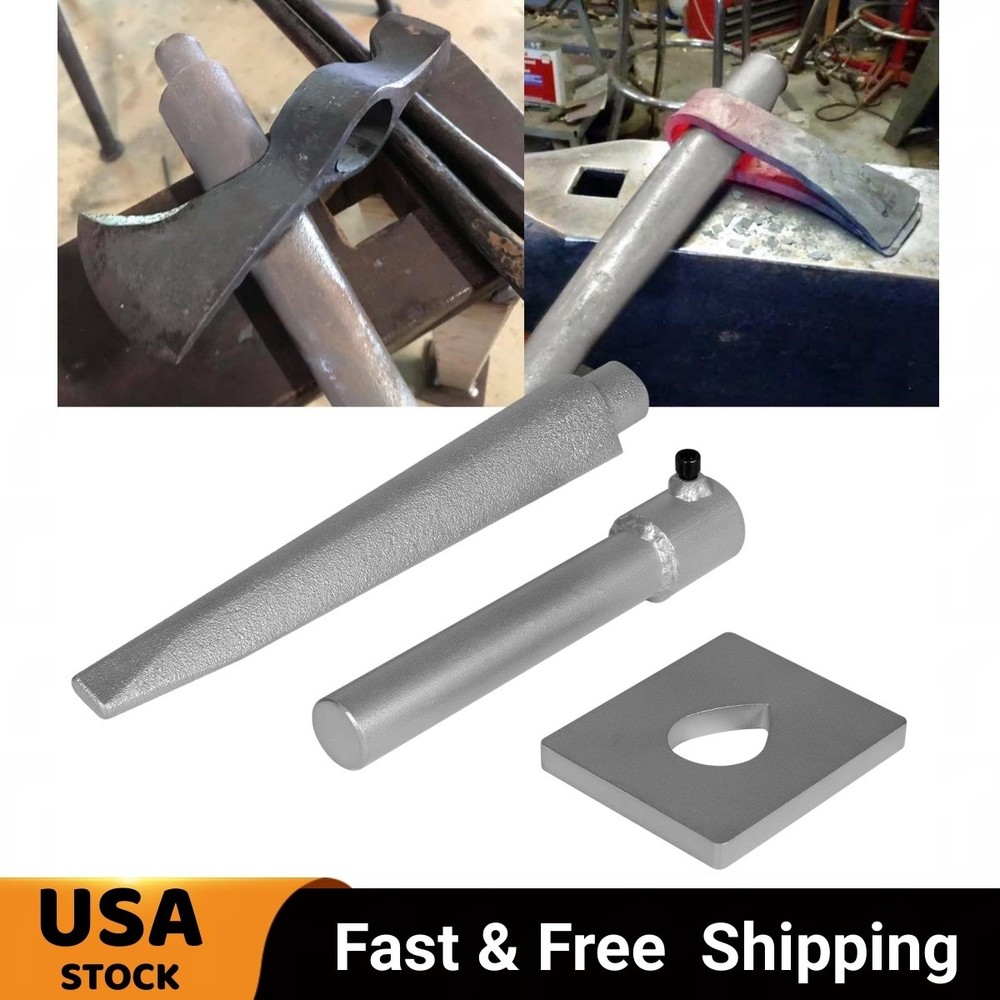 Mandrel Blacksmith Drift Tool Tomahawk Eye Drift, Forged Axe Eye Drift Tool Set