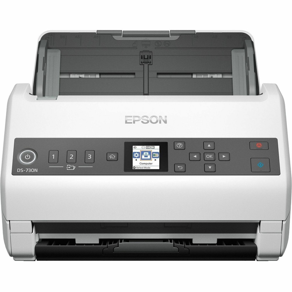 Epson DS-730N Sheetfed Scanner - 600 dpi Optical