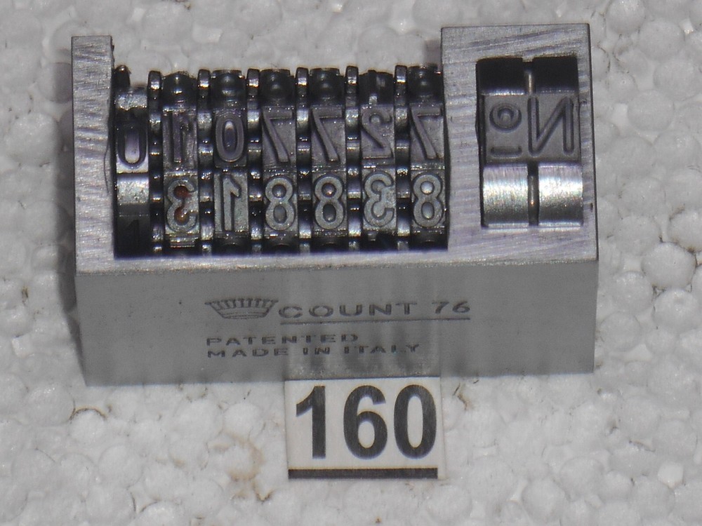 COUNT SKP 2 | letterpress numbering machine | 160