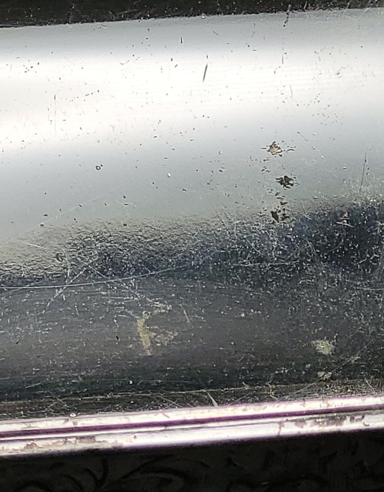 Vintage Silver Plated Lidded Cigarette Box Leaf Pattern 3.5"