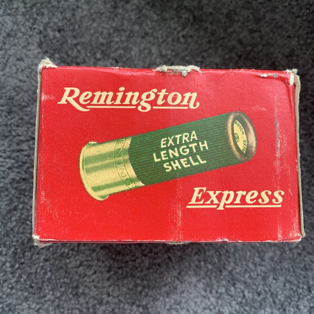 Remington 12 Ga Shotgun Shell Box Empty