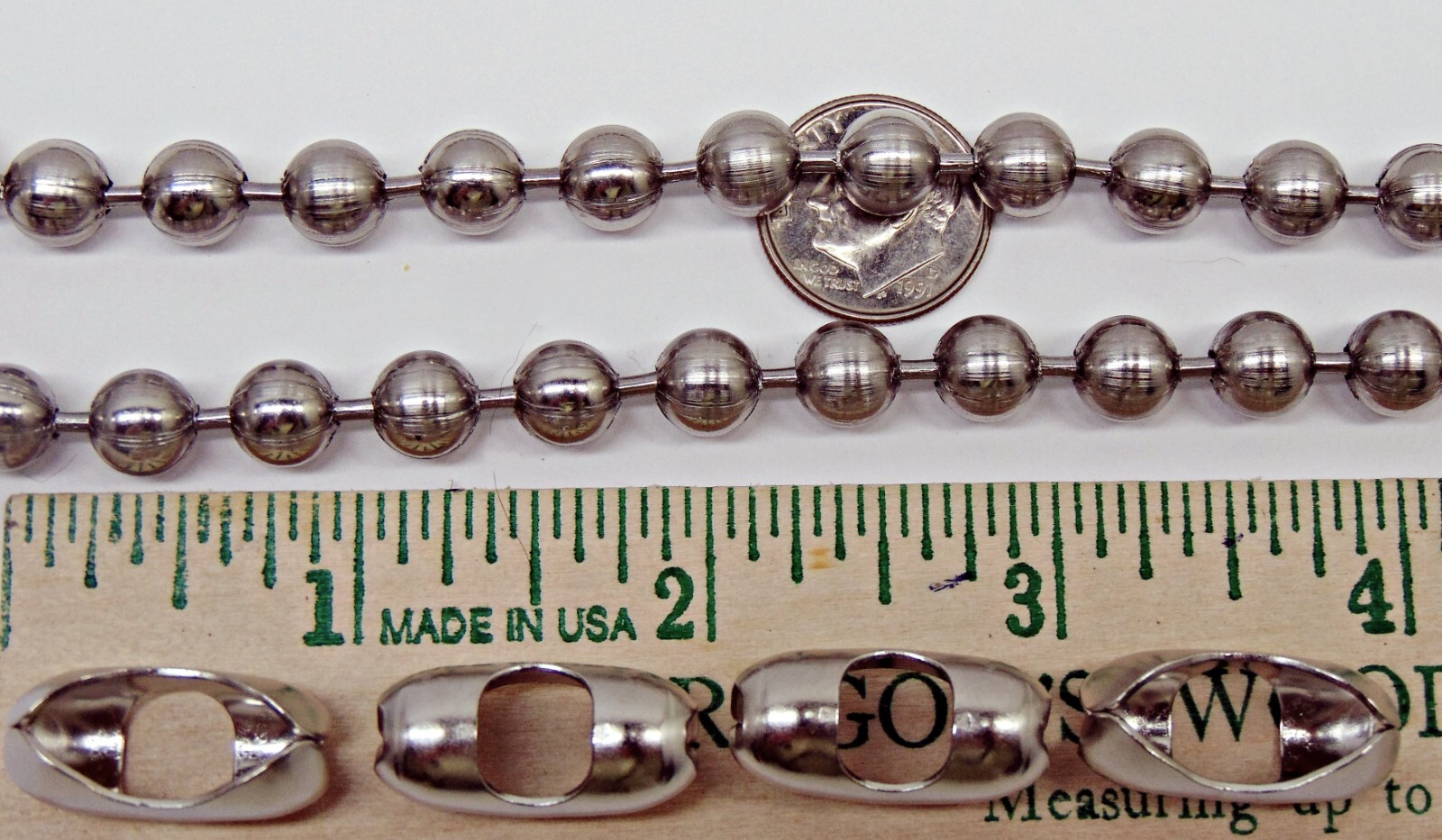 Large 8mm STAINLESS STEEL Ball Chain Necklaces and/or Bracelets ~ Chunky Beads