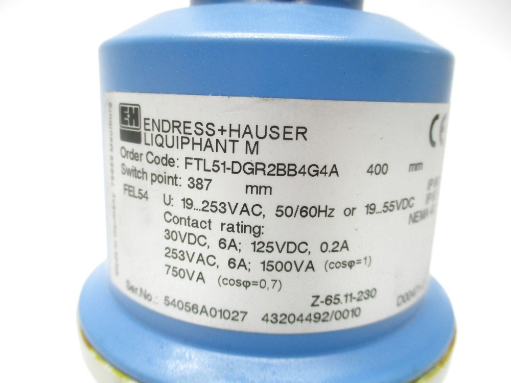 ENDRESS+HAUSER FTL51-DGR2BB4G4A NSMP