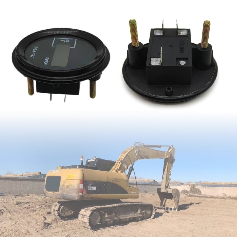 Excavator Hour Meter LCD Display Engine Usage Trackers for Effective Maintenance