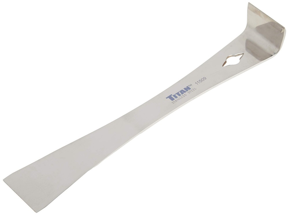 Versatile Stainless Steel Pry Bar with Nail Puller Scraper Edge for DIY Projects