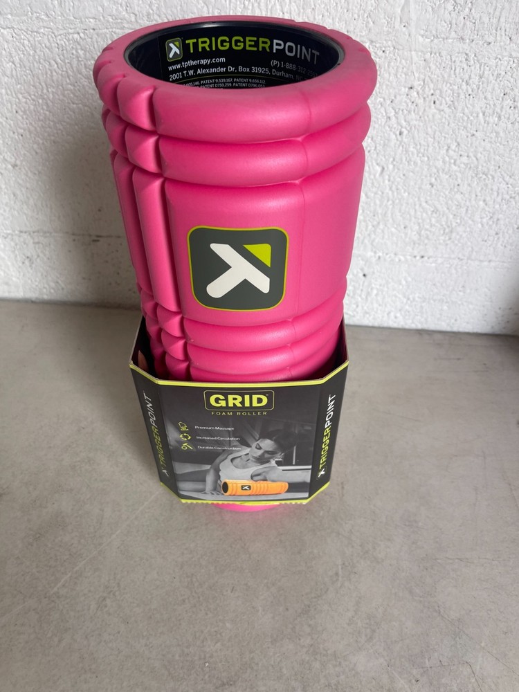 Trigger Point GRID 1.0 Foam Roller 13” Pink Black Massager