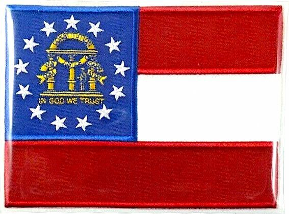 GEORGIA ~ Willabee & Ward STATE FLAG PATCH United States Collection ~ PATCH ONLY