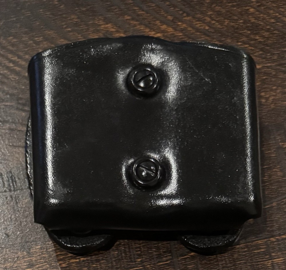 Galco CDM Cop Double Mag Carrier Black CDM26B Single Stack Ambidextrous