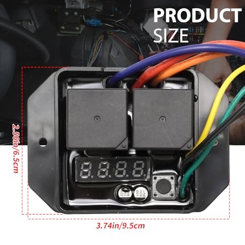 Digital Radiator Fans Controller Switch Kit, 40℃ to 110℃ Adjustable