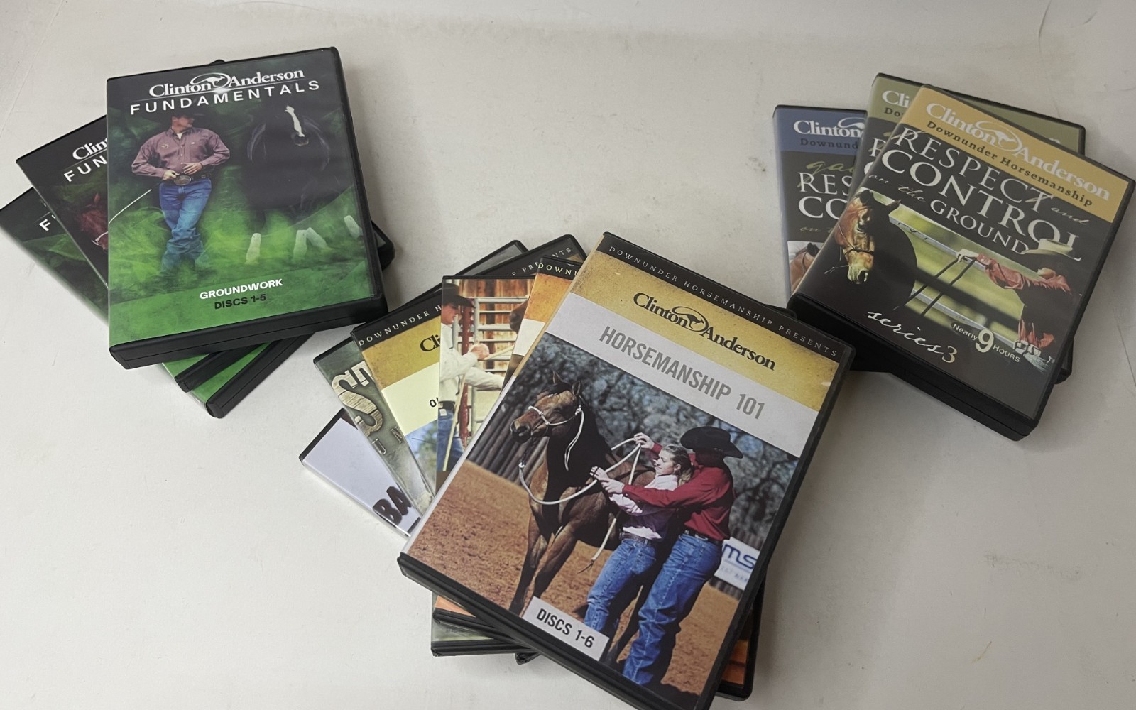 Clinton Anderson From Groundwork to Saddle Training 10 Courses 40 DVDs