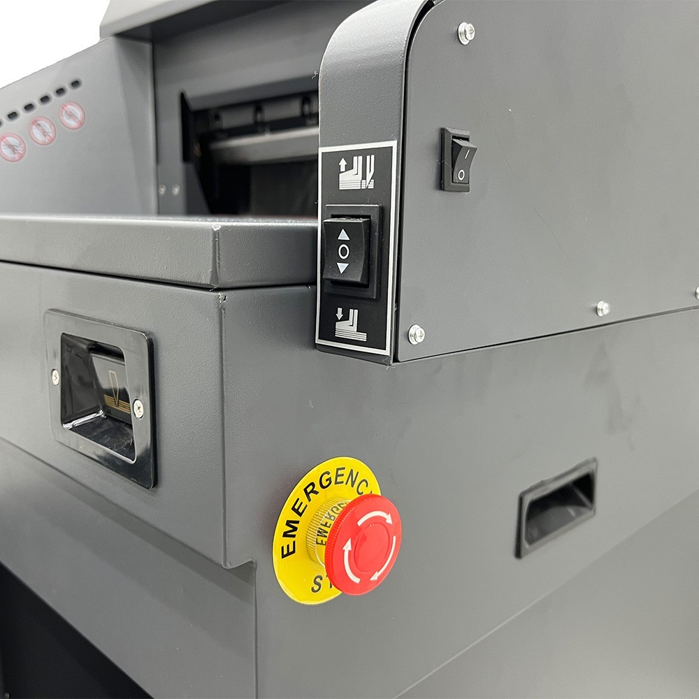 Electric Paper Cutter 18" 460mm Cutting Length Automatic Stack Paper Trimmer Gui